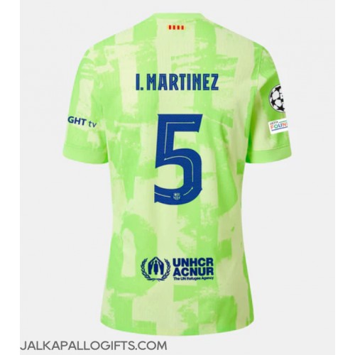 Barcelona Inigo Martinez #5 Kolmaspaita 2024-25 Lyhythihainen